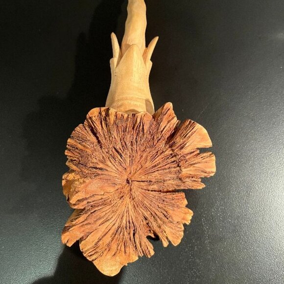 Unique Vintage Hand Carved Wood Elephant - Picture 6 of 8